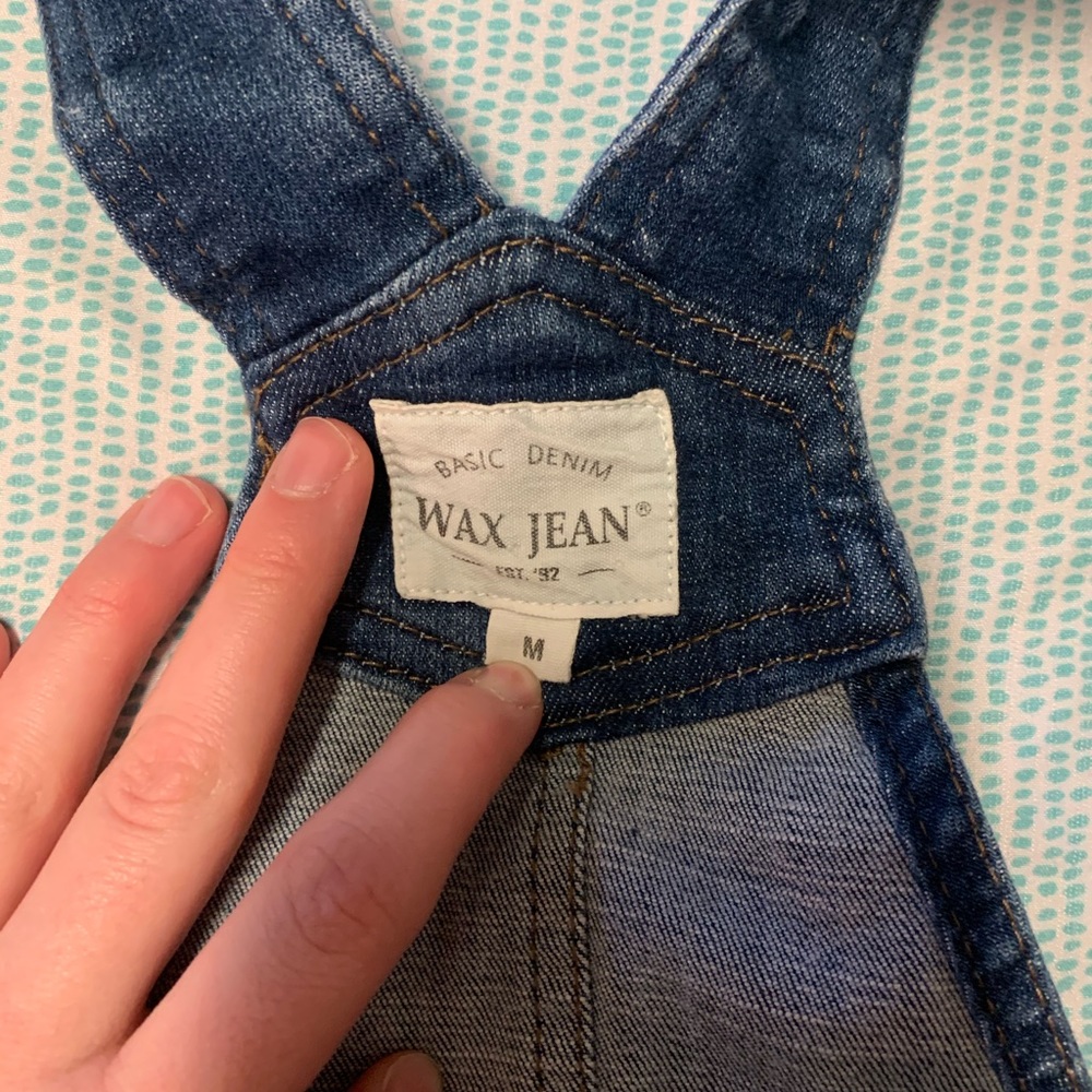 WAX jean overall skirt | M